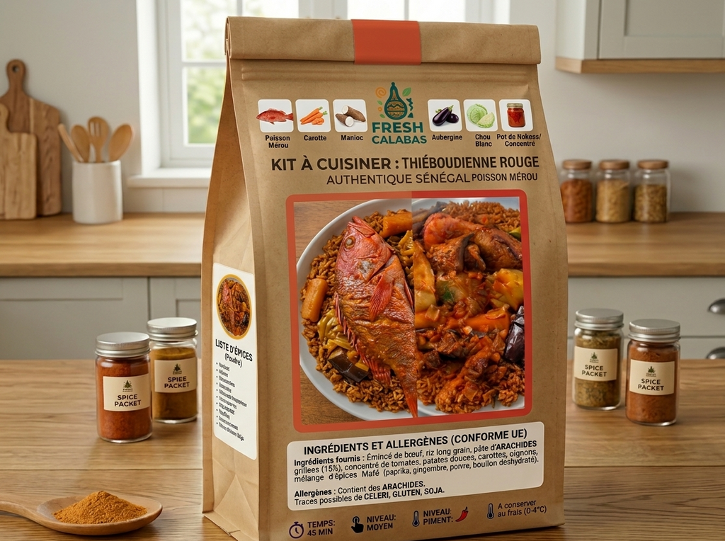 KIT THIEBOUDIEUNE ROUGE AU THIOF (2 à 3 personnes)