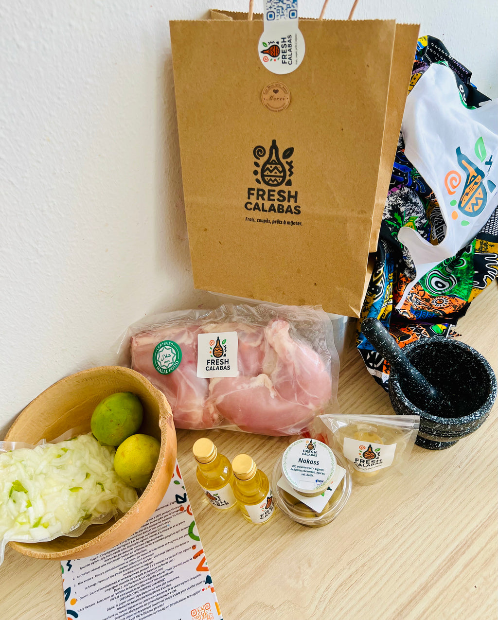 KIT YASSA POULET (2 à 3 personnes)