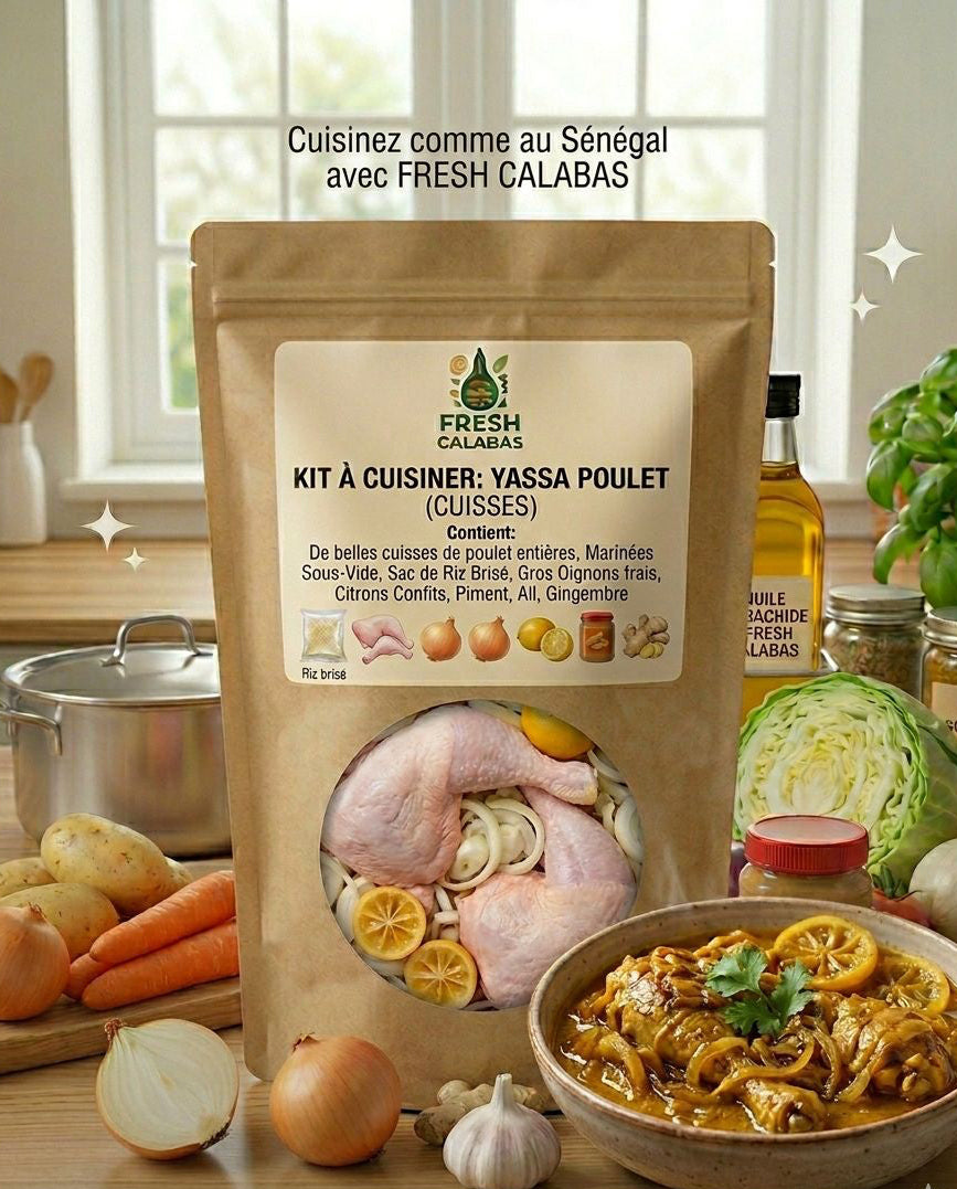 KIT YASSA POULET (2 à 3 personnes)