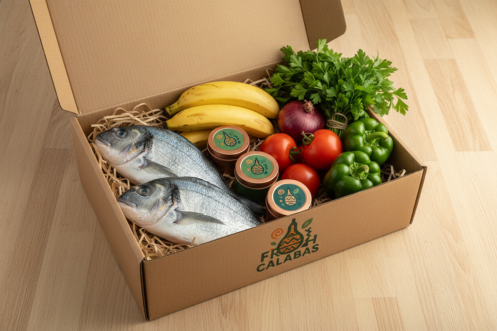 Kit Fresh Calabas ouvert - Dorade, Bananes Plantain et Épices