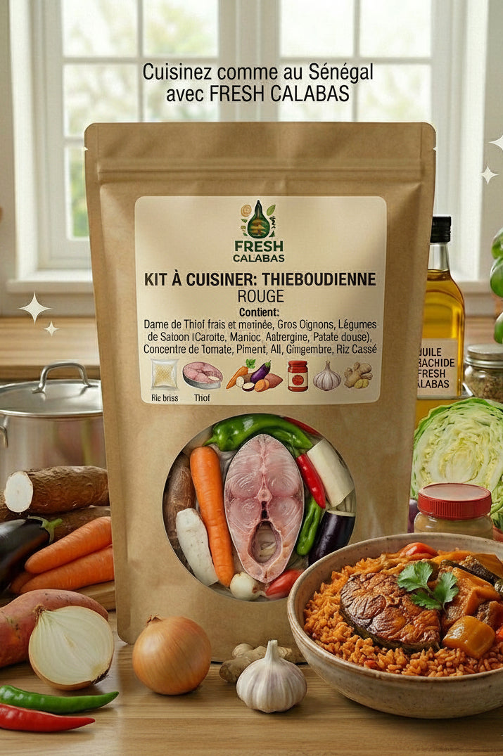 KIT THIEBOUDIEUNE ROUGE AU THIOF (2 à 3 personnes)